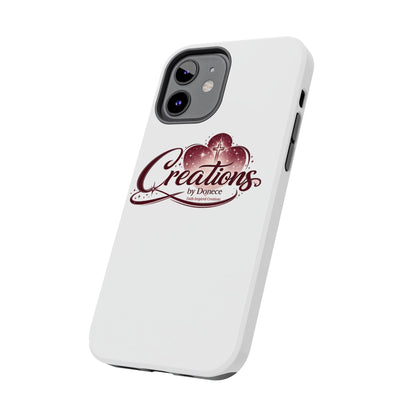 Tough Phone Case — "Creations by Donece" Logo Protective Phone Cover