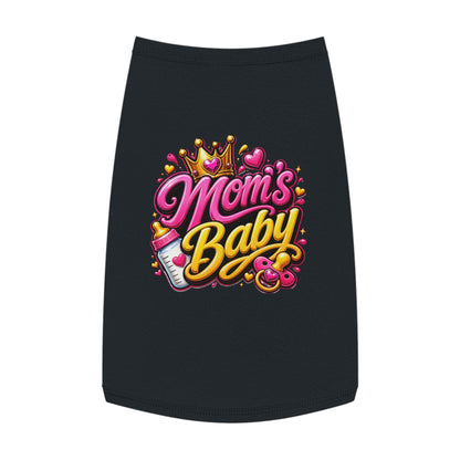 Pet Tank Top — “Mom's Baby” Cute Princess Graphic Dog Tee