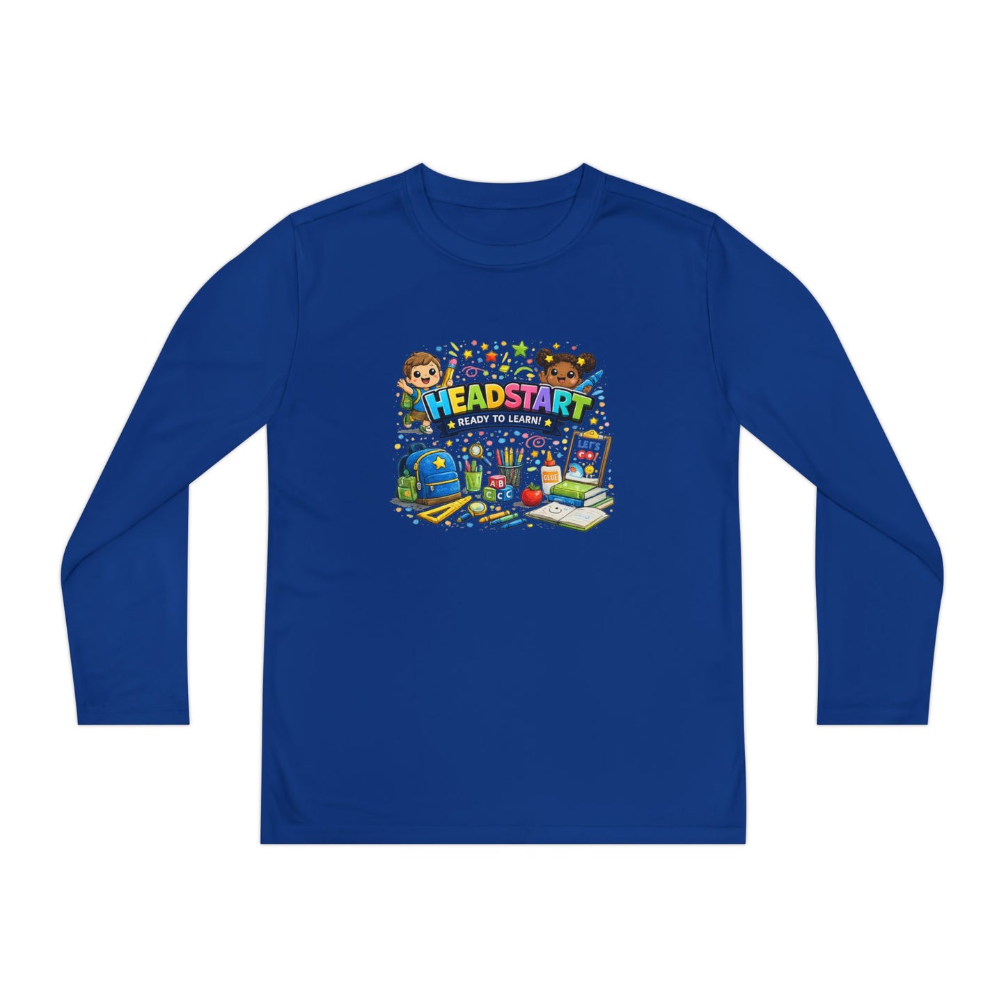 Head Start Kids Long Sleeve Tee — Back-to-School Preschool Shirt