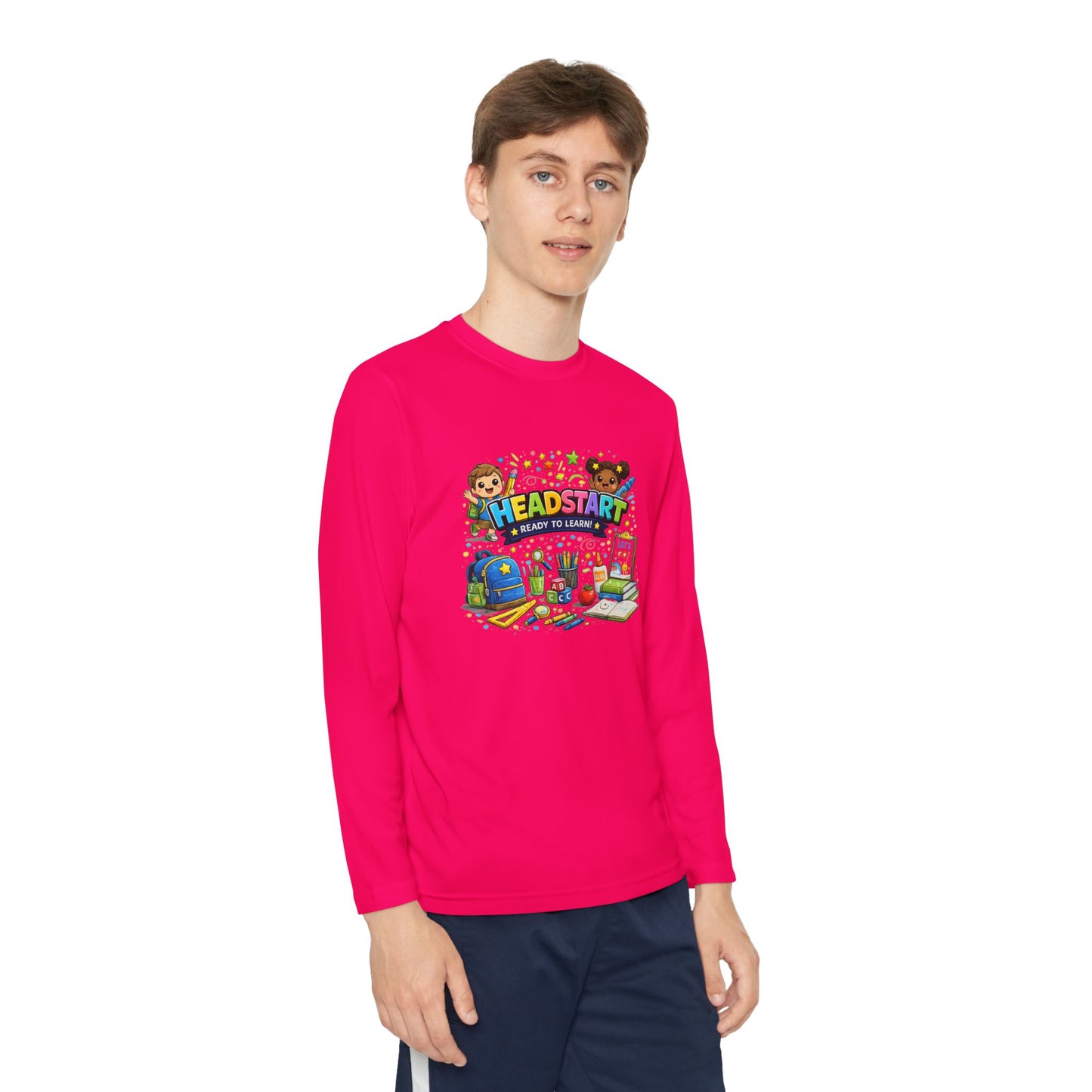 Head Start Kids Long Sleeve Tee — Back-to-School Preschool Shirt