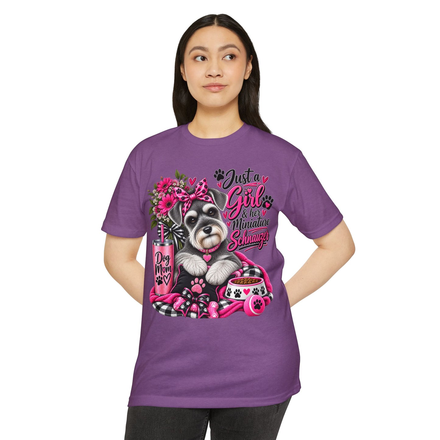 Just a Girl & Her Miniature Schnauzer T-Shirt