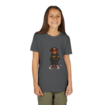 Youth T‑Shirt — Cool Bear Graphic Tee with 'UNITY' Hoodie Design