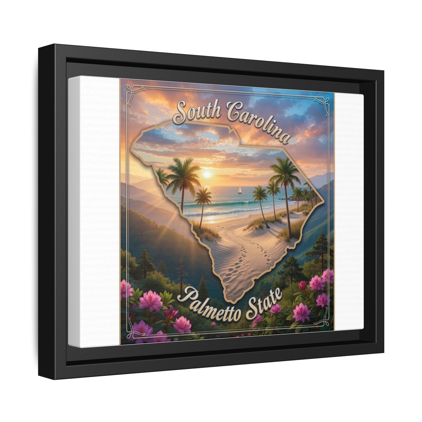 Matte Canvas, Framed (Multi-color)