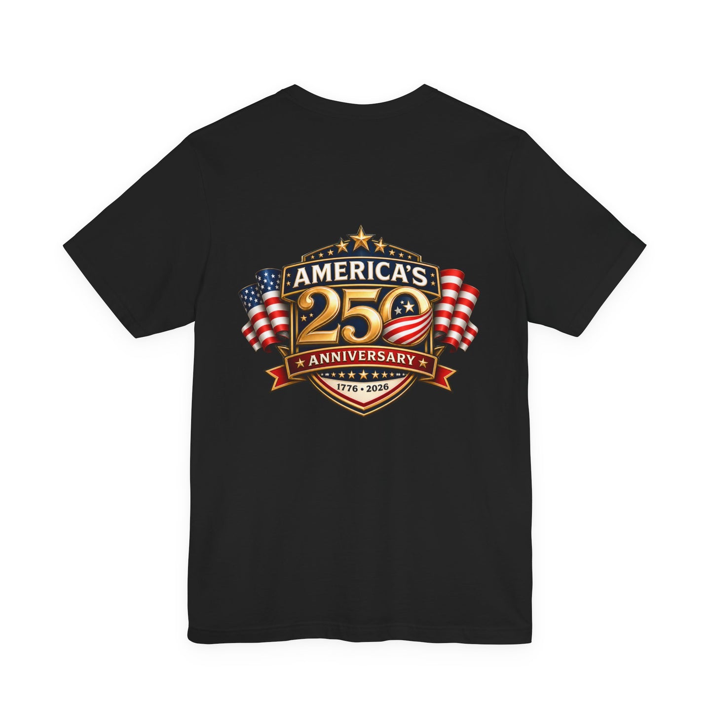 America's 250th Anniversary T-Shirt – 1776–2026 Patriotic USA Flag Tee