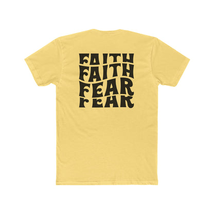 Faith Over Fear T‑Shirt — Bold Retro Typography Spiritual Tee