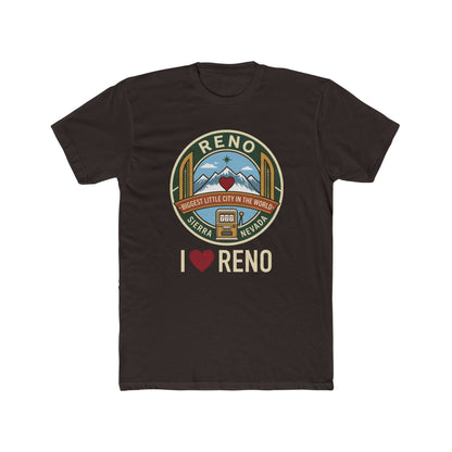 Reno Vintage Badge T-Shirt — I  Reno Retro Cityscape Tee