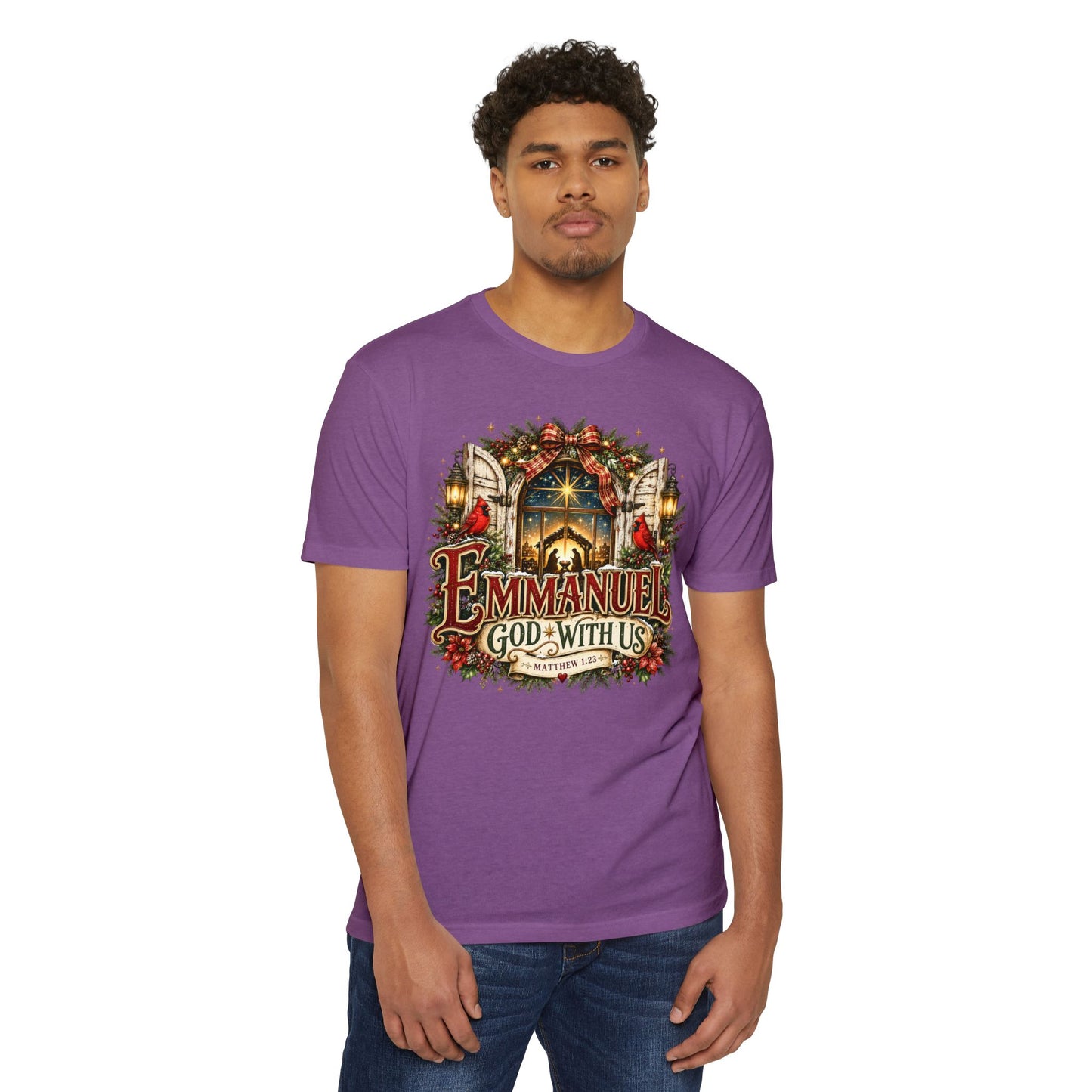 Emmanuel "God With Us" Christmas T-Shirt