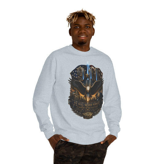 9/11 Memorial Sweatshirt — Never Forget Tribute Crewneck