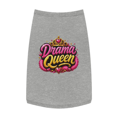 Drama Queen Pet Tank Top — Cute Royalty Dog Shirt