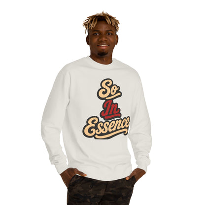 So In Essence Sweatshirt — Retro Script Graphic Crewneck