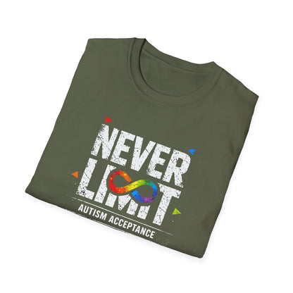 Never Limt Autism Acceptance T-Shirt