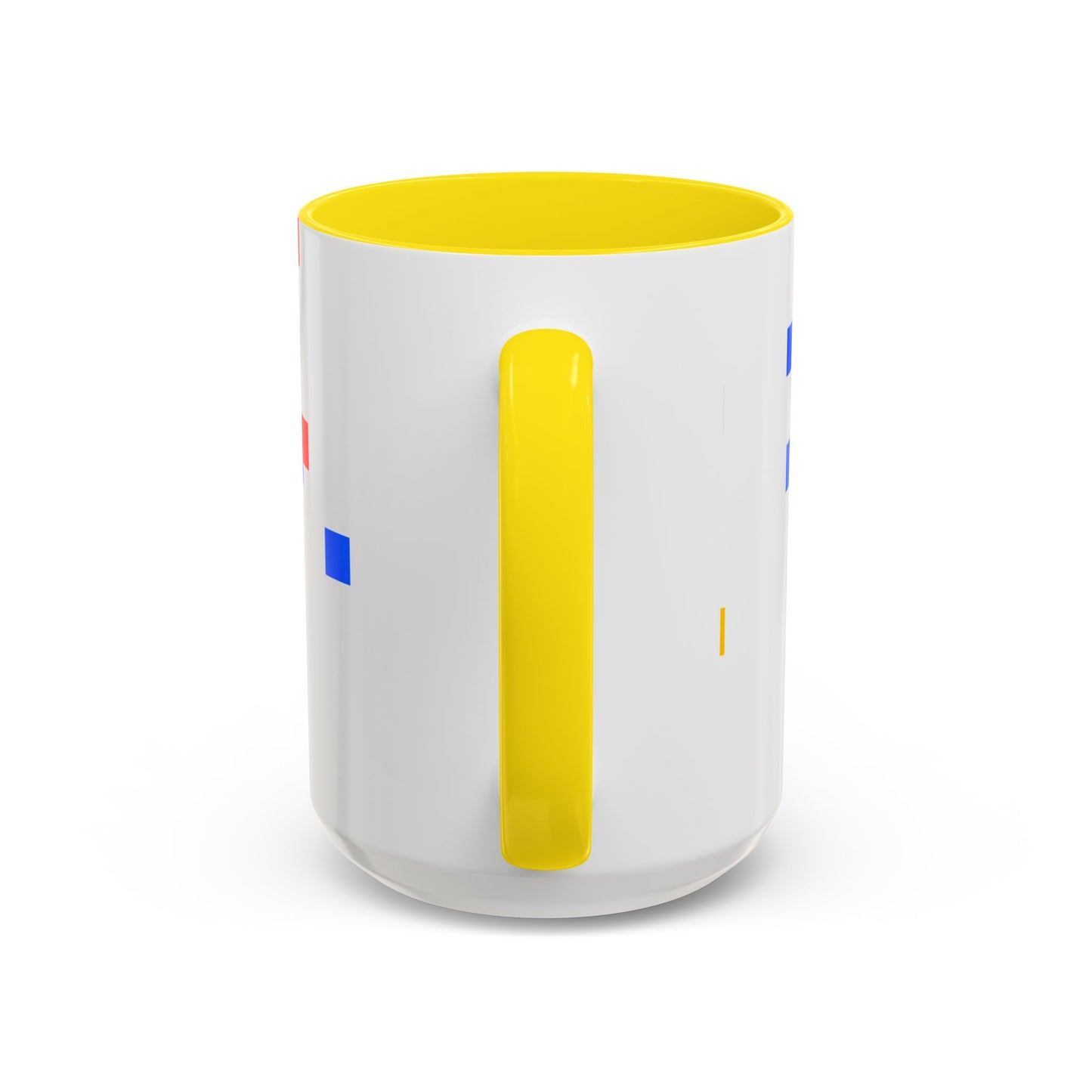 Autism Acceptance Accent Coffee Mug – Colorful Puzzle Square Design (11/15 oz)