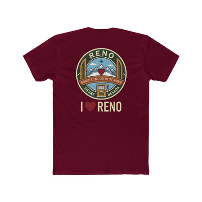 Reno Vintage Badge T-Shirt — I  Reno Retro Cityscape Tee