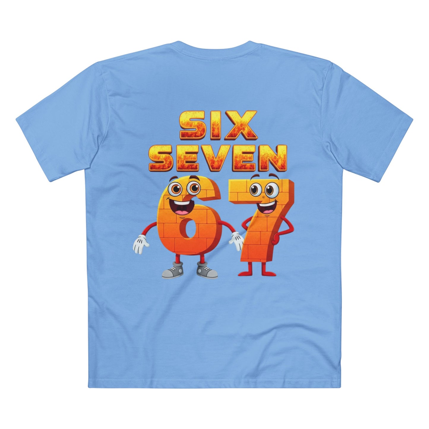 Six Seven 67 Cartoon Tee – Funny Number Graphic T-Shirt