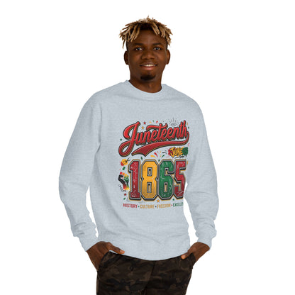 Juneteenth 1865 Crewneck Sweatshirt — History • Culture • Freedom