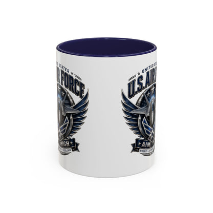 U.S. Air Force Aim High Accent Coffee Mug (11/15oz)
