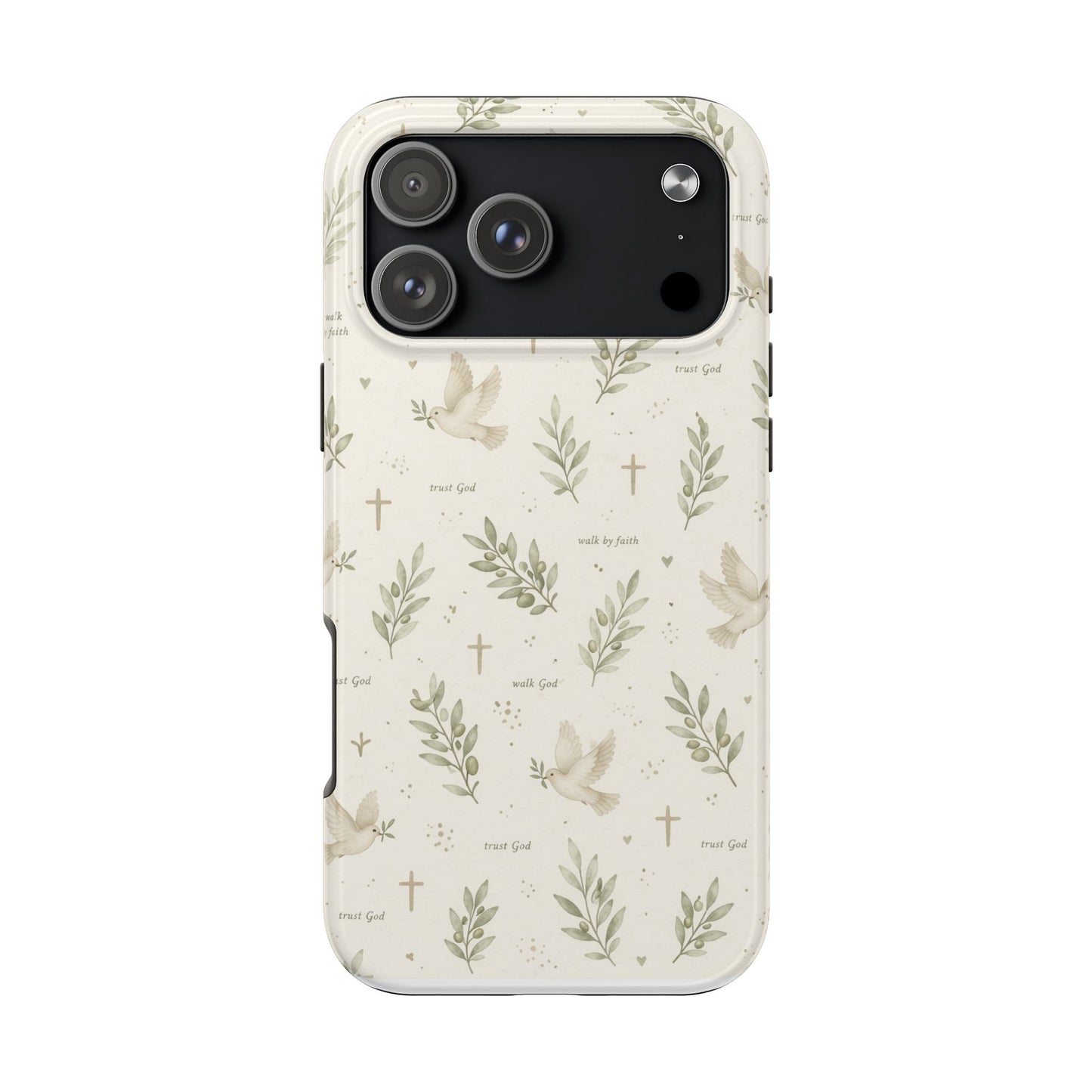Walk By Faith Phone Case | Christian Floral iPhone Case
