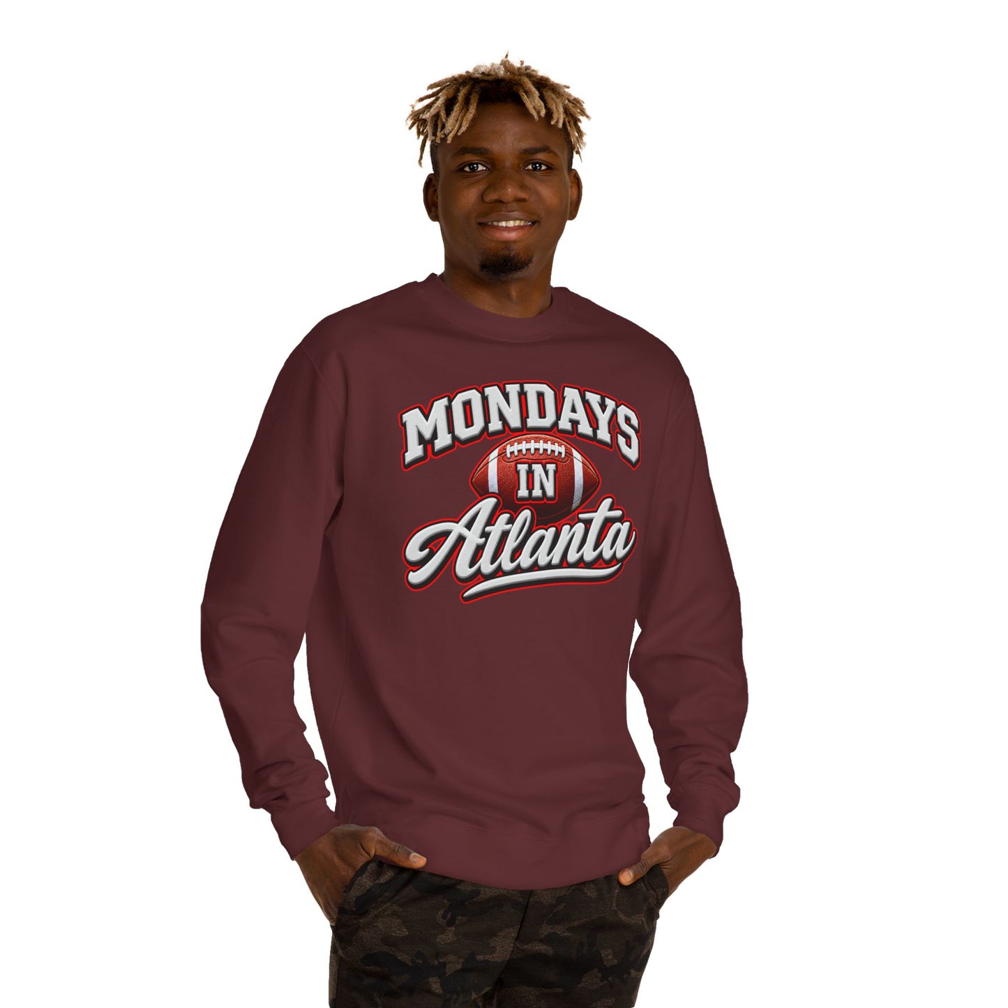 Mondays in Atlanta Football Sweatshirt