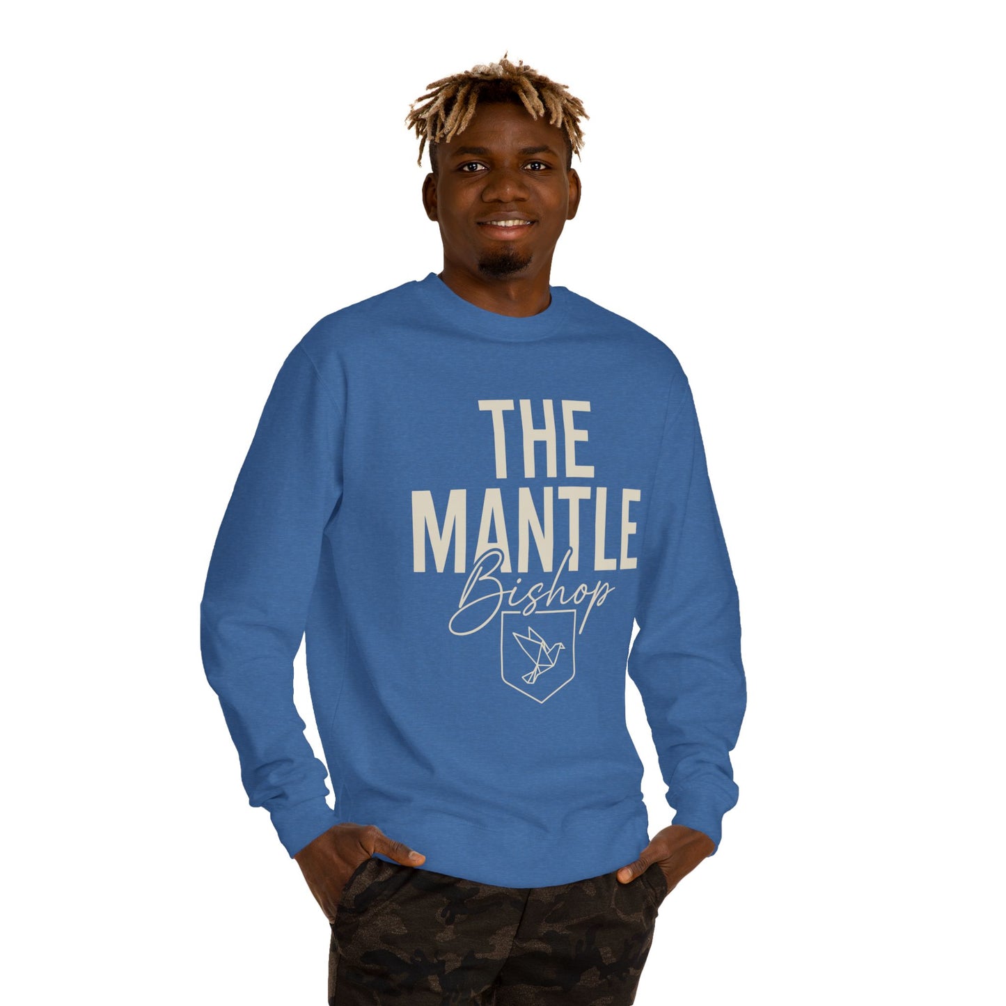 The Mantle Bishop Sweatshirt — Vintage Script Logo Crewneck