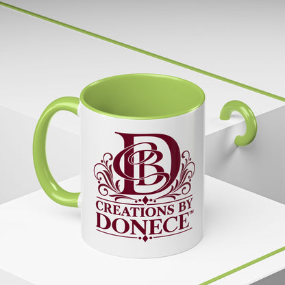 Creations by Donece Logo Accent Coffee Mug (11/15oz)