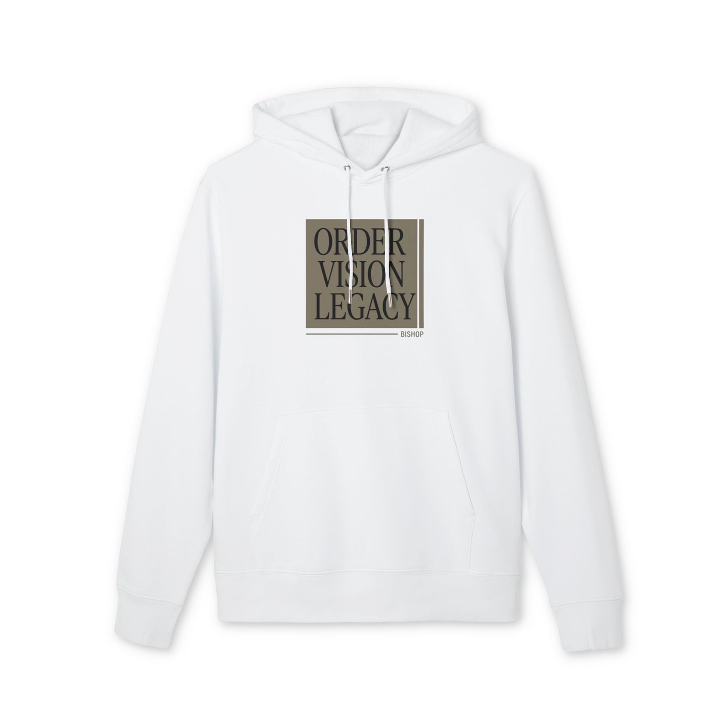 Order Vision Legacy Hoodie — Minimalist Typographic Pullover