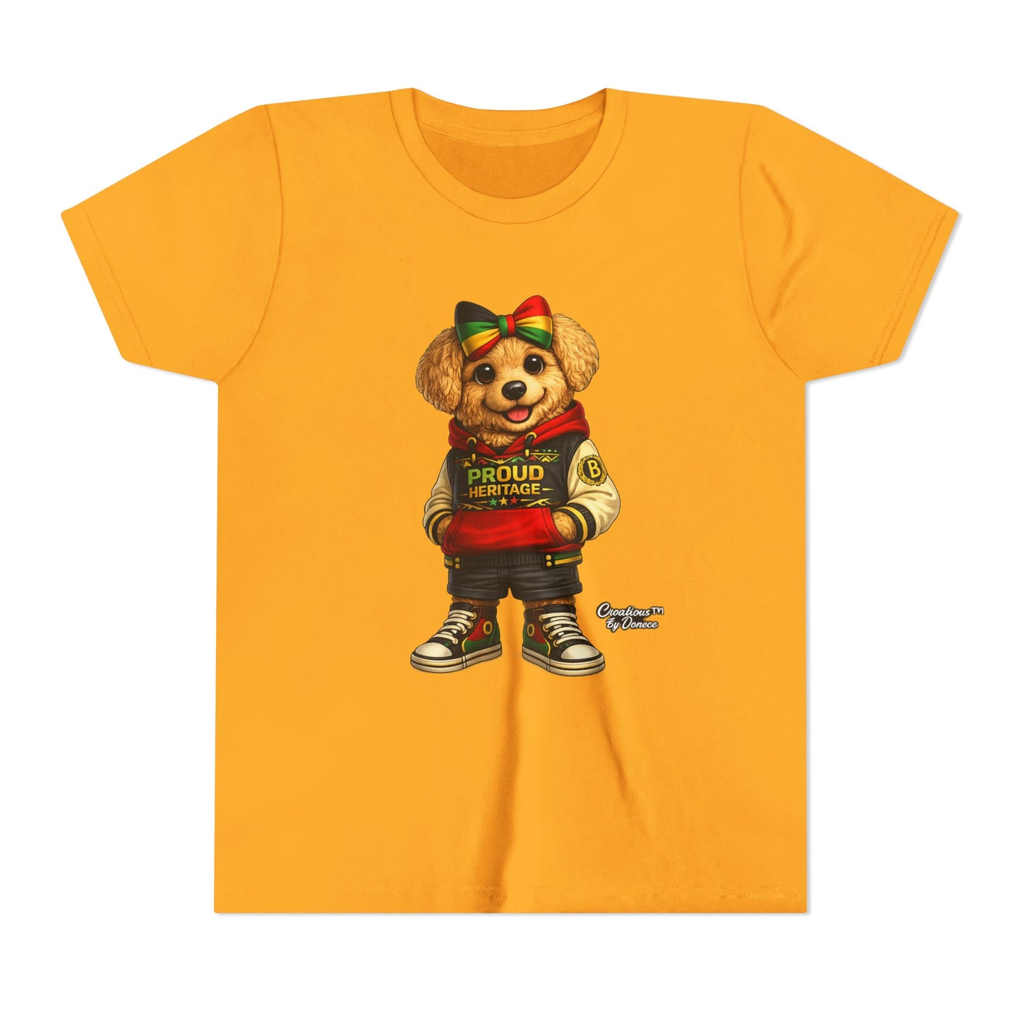 Kids Rasta Bear 'Proud Heritage' Tee