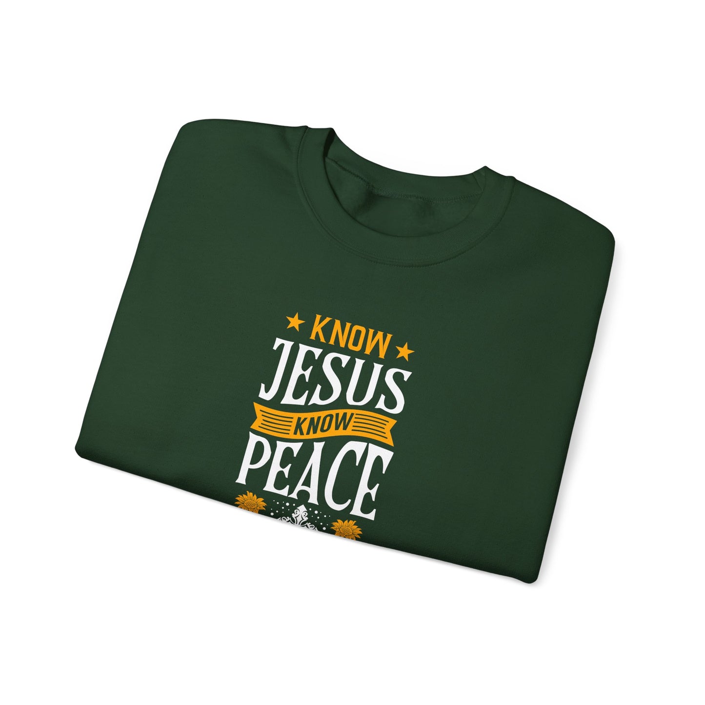Know Jesus Know Peace Sweatshirt