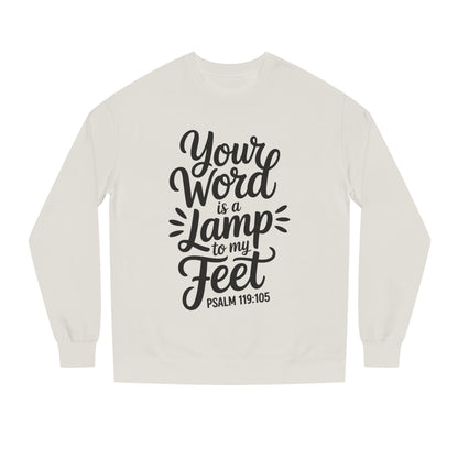 Psalm 119:105 "Your Word Is a Lamp to My Feet" Sweatshirt