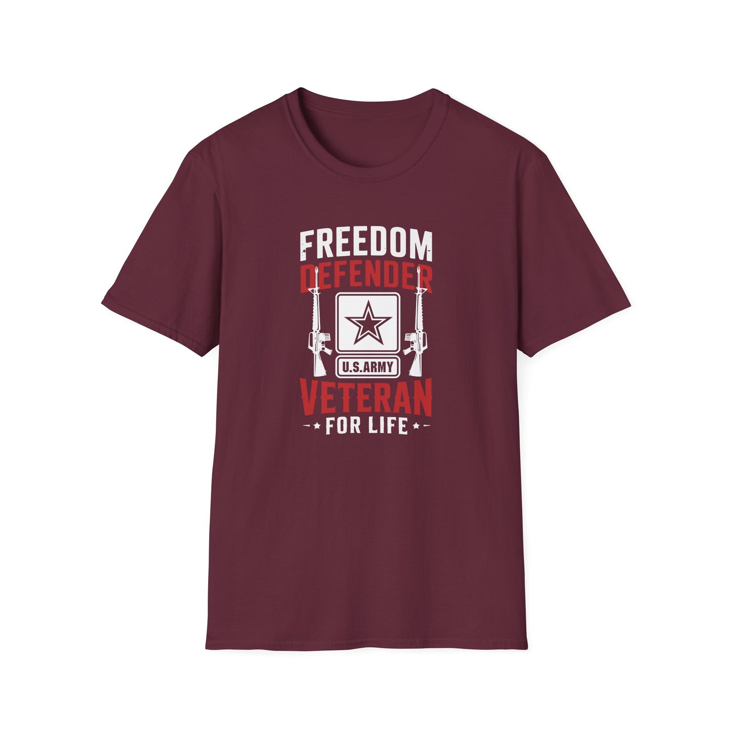 Freedom Defender U.S. Army Veteran For Life T-Shirt