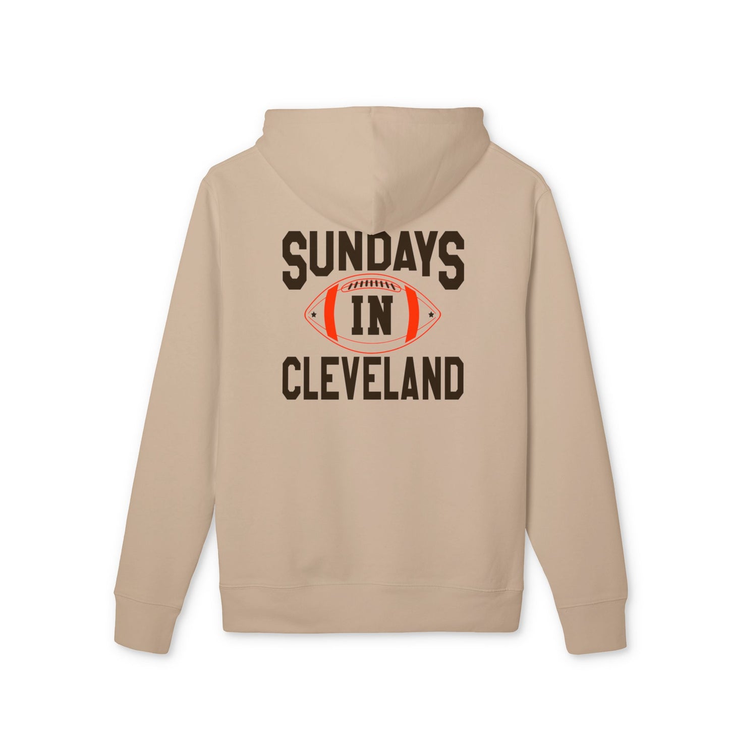 Sundays in Cleveland Football Hoodie — Game Day Cleveland Browns Pullover