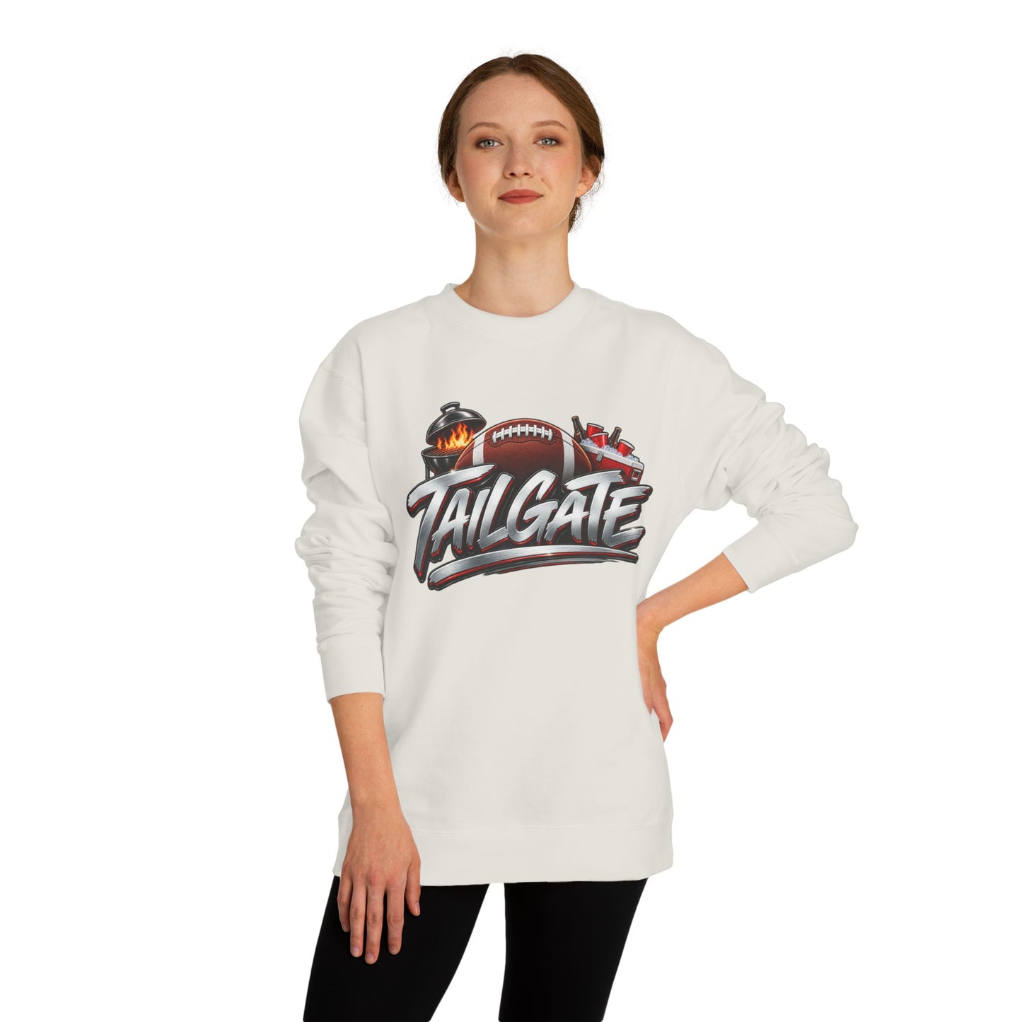 Tailgate Crewneck Sweatshirt — Football Grill & Game Day Pullover
