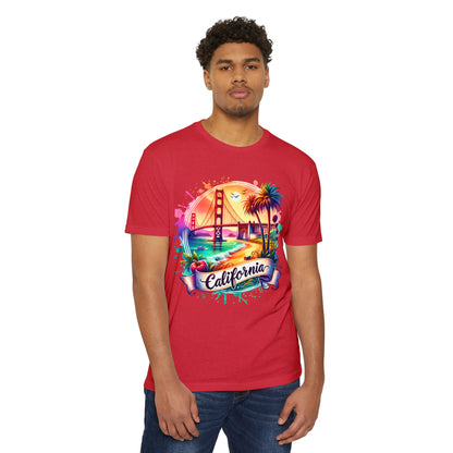 California Sunset T-Shirt — Golden Gate Palm Beach Graphic Tee