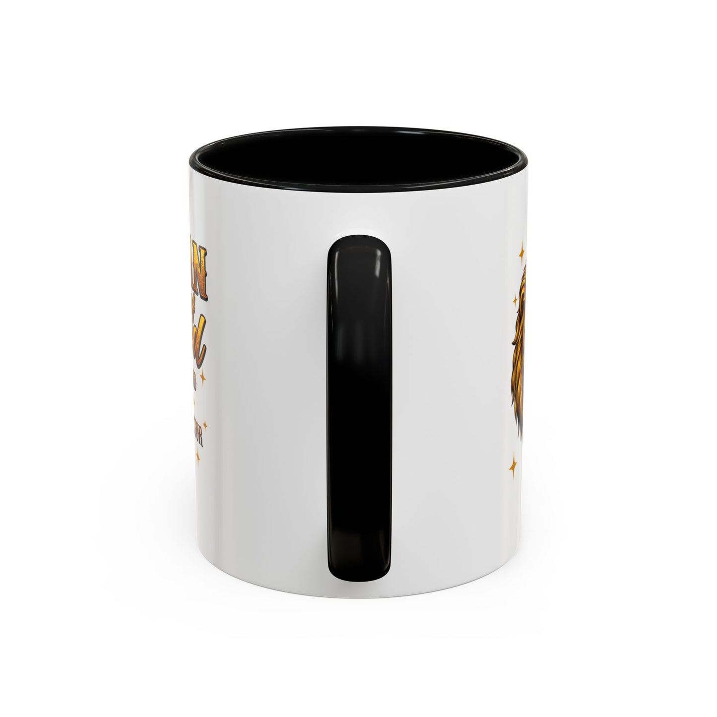 Man of God Lion Coffee Mug — 'Man of God' Religious Gift for Husband, Dad, Protector
