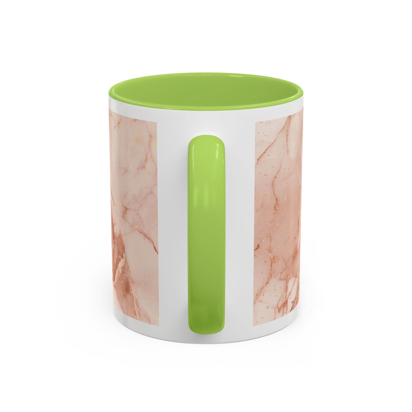 Mom Marble Accent Coffee Mug — Rose Gold & Gold Vein 11/15oz Gift