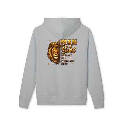 Man of God Lion Hoodie — Husband, Dad, Protector Tribute Hoodie