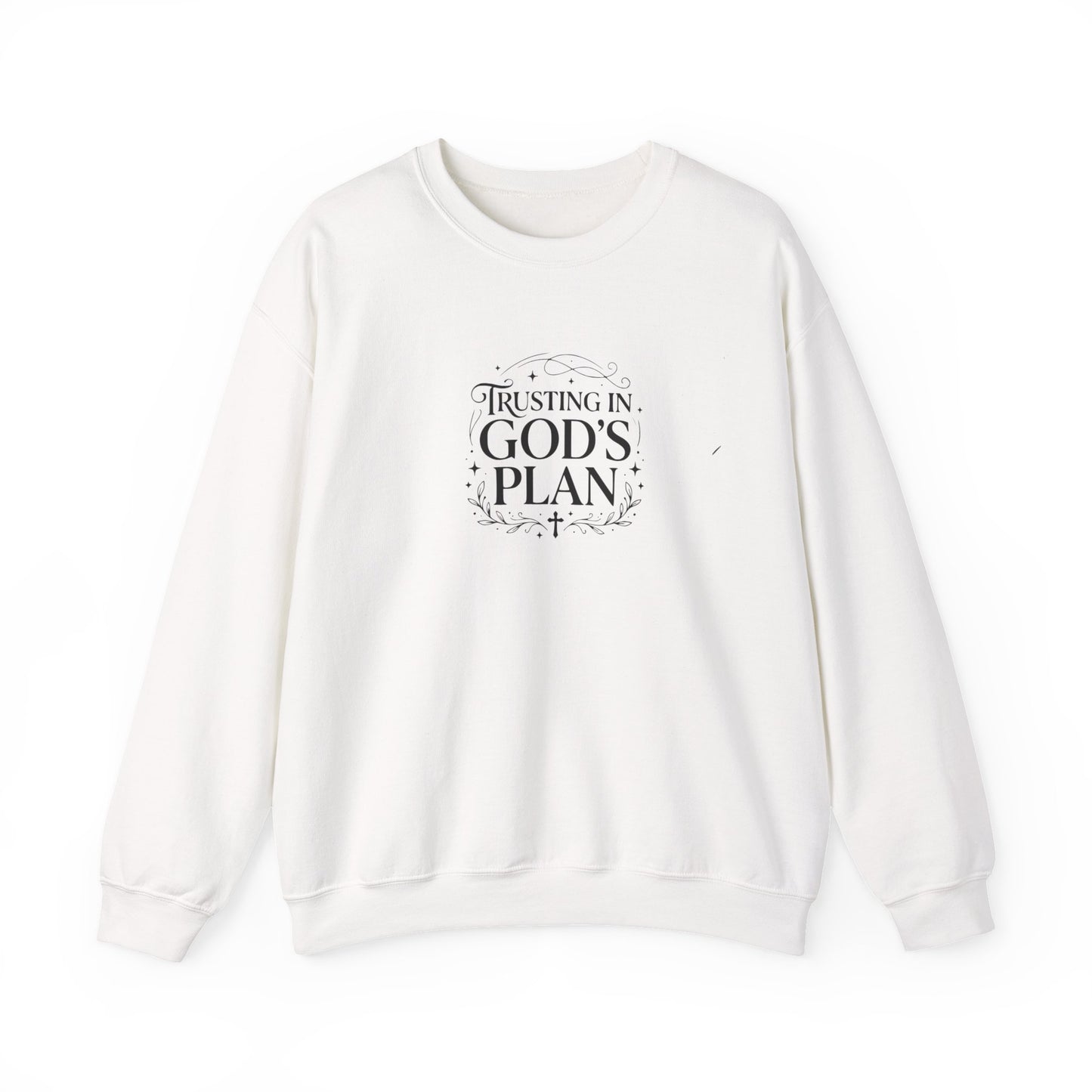 Trusting In God's Plan  Crewneck Sweatshirt