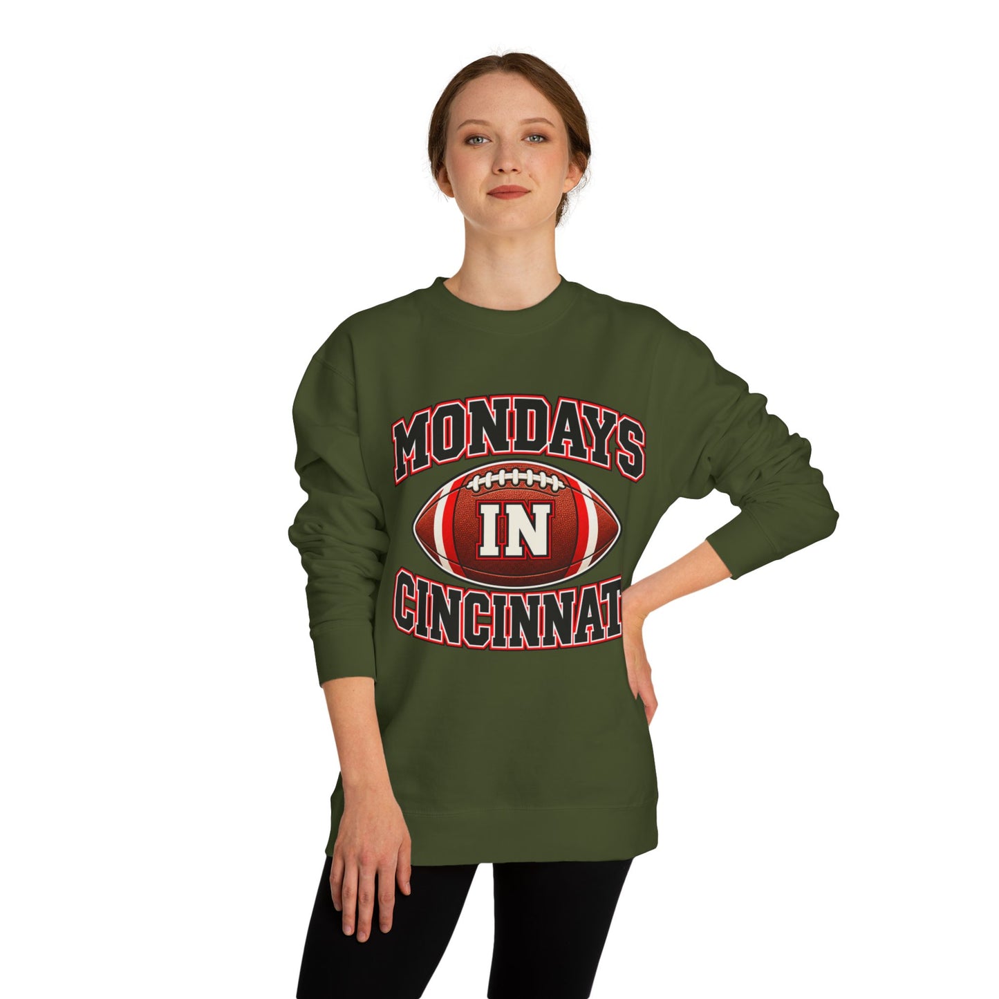 Mondays in Cincinnati Football Sweatshirt