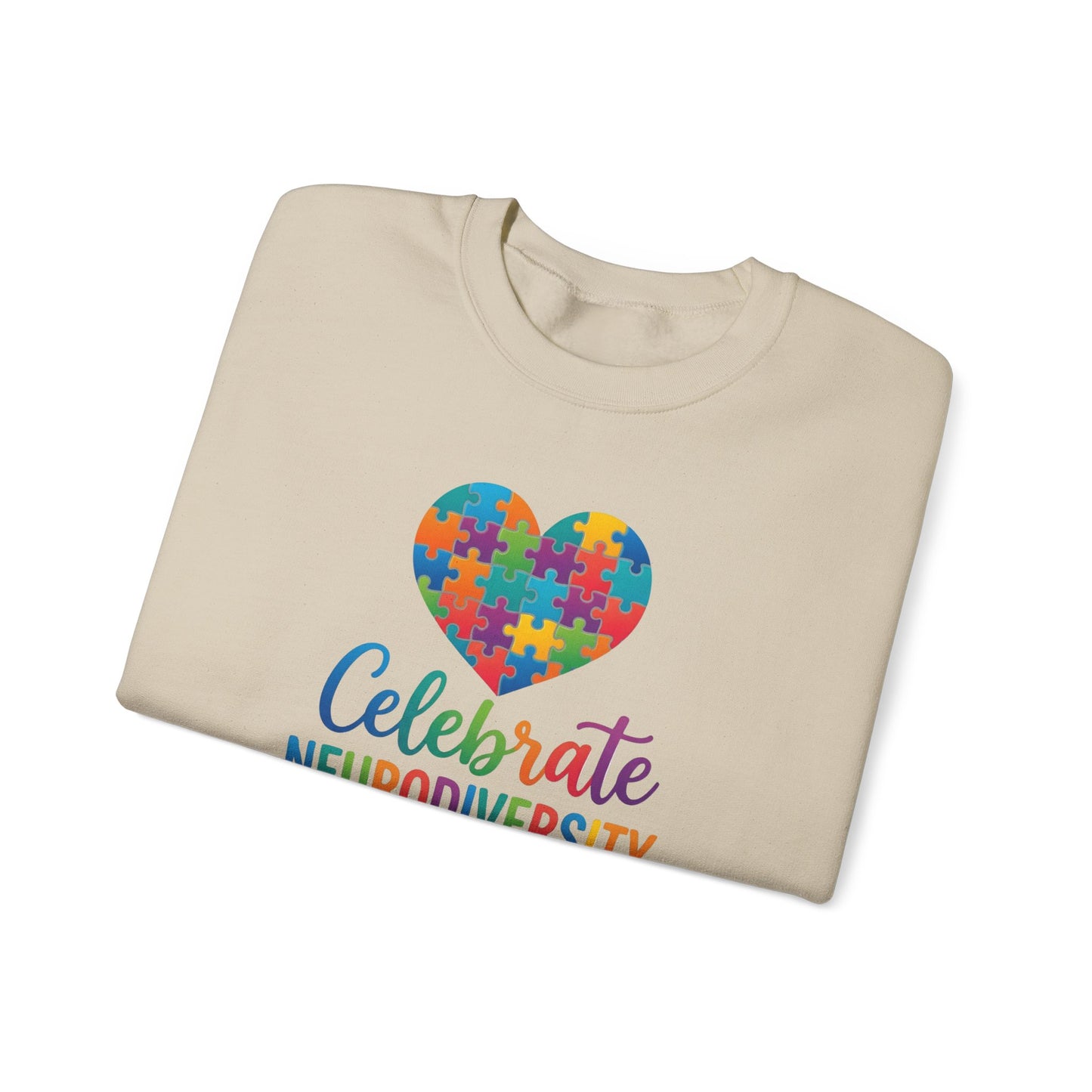 Celebrate Neurodiversity  Crewneck Sweatshirt