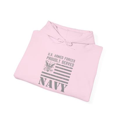 U.S. Armed Forces Proudly Served Navy  Hoodie