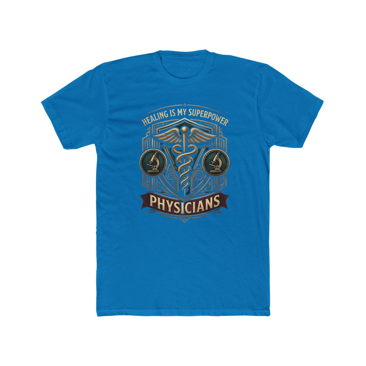 Physicians Tee — "Healing Is My Superpower" Medical Caduceus Shirt