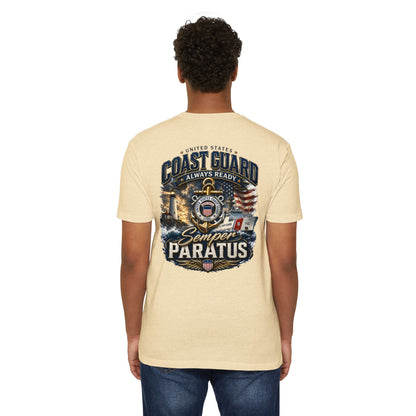 Coast Guard Semper Paratus T-Shirt – U.S. Coast Guard Veteran Tee