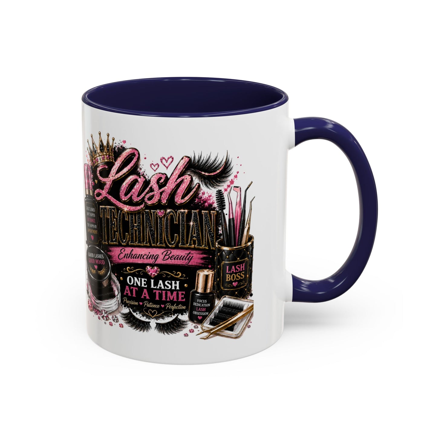 Lash Technician Coffee Mug — "Lash Technician: One Lash at a Time" Accent Mug