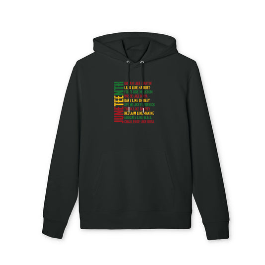 Leadership Legacy Hoodie — "Lead like Harriet, Dare like Shirley, Reclaim like Maxine"