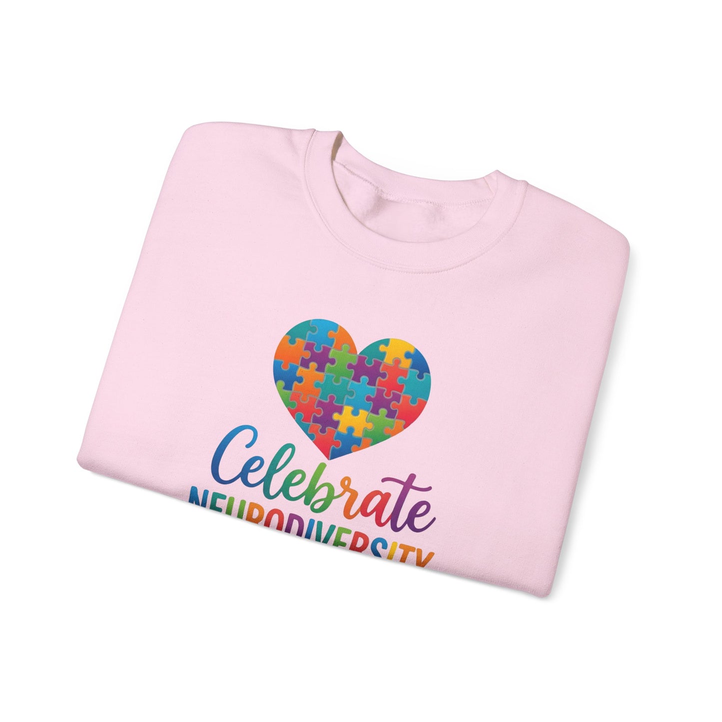 Celebrate Neurodiversity  Crewneck Sweatshirt