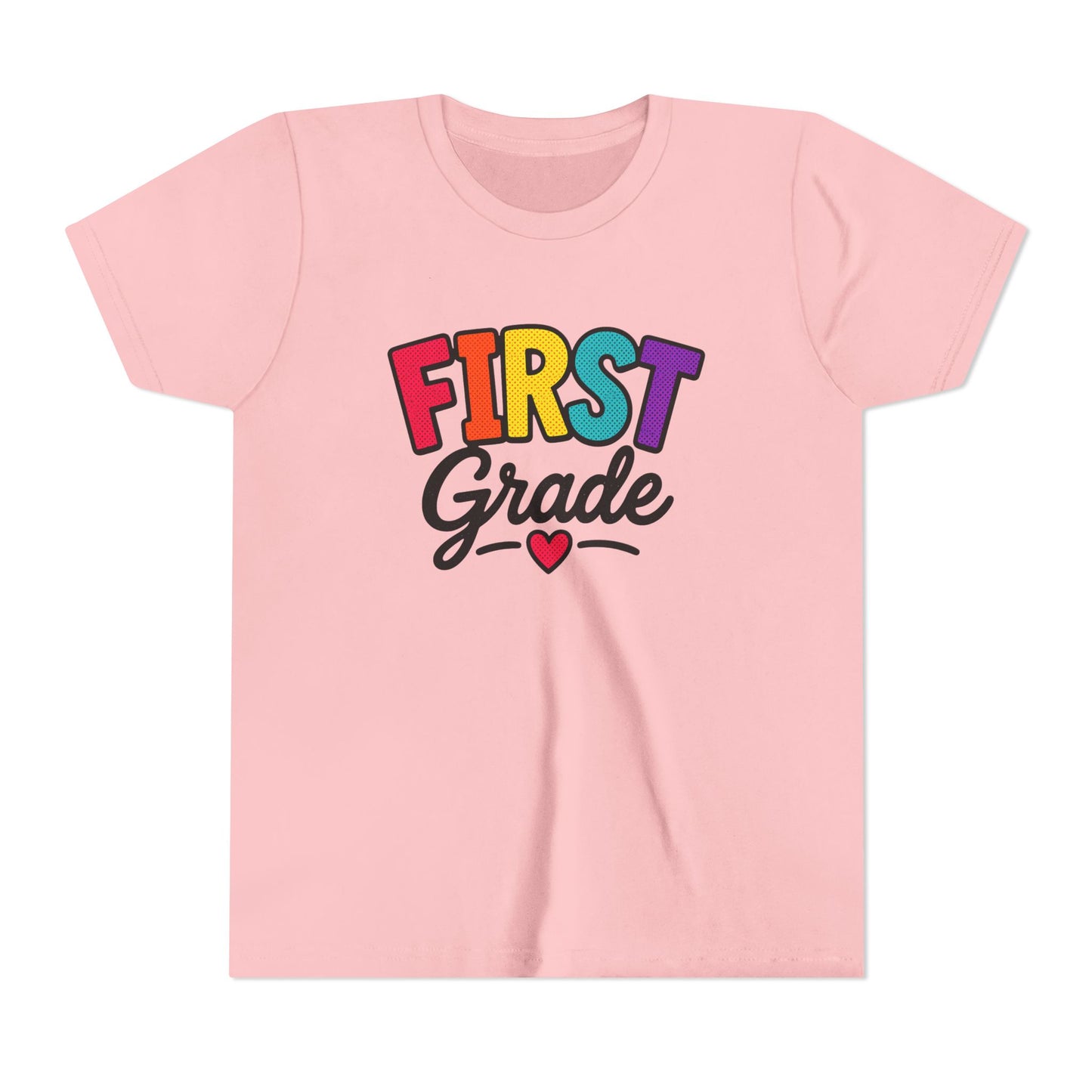 First Grade Youth T‑Shirt — Colorful Back-to-School Tee