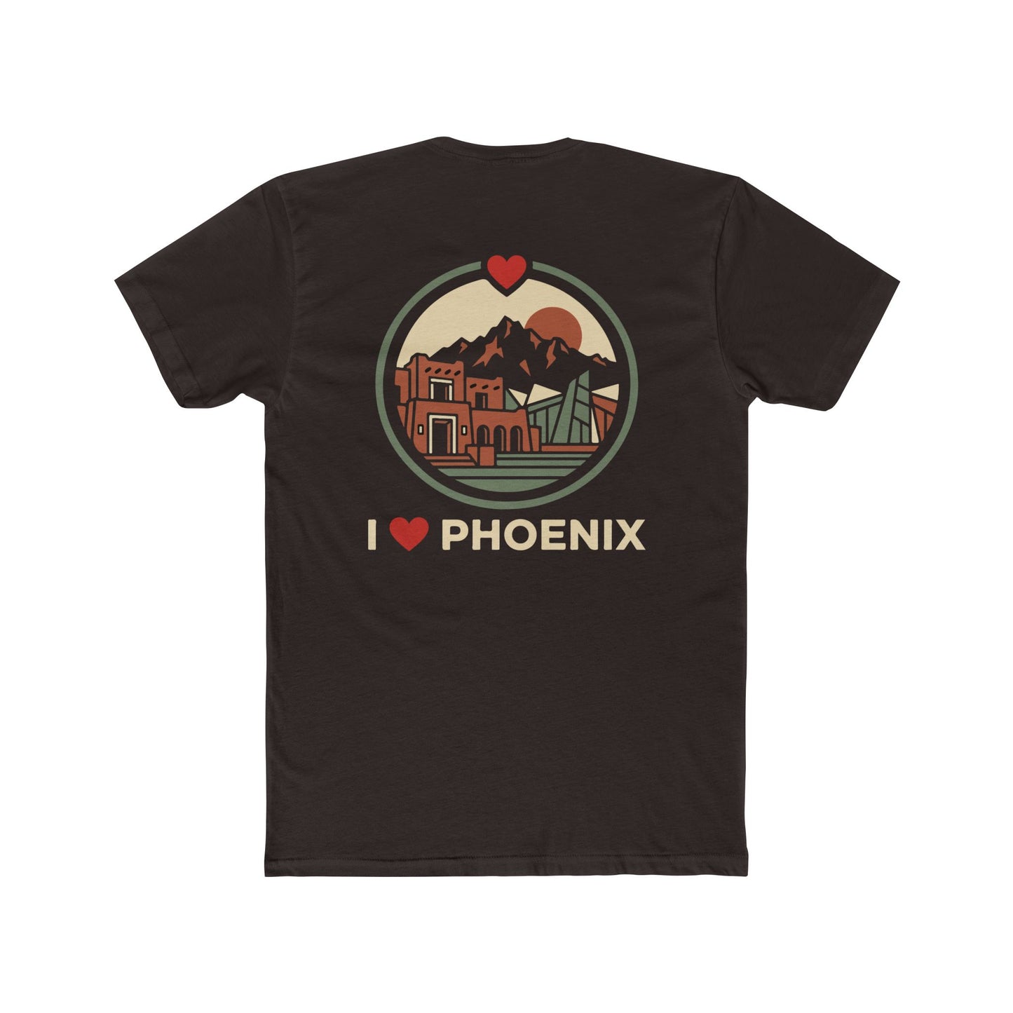 I  Phoenix Retro Skyline Tee — Vintage Arizona City Pride T-Shirt