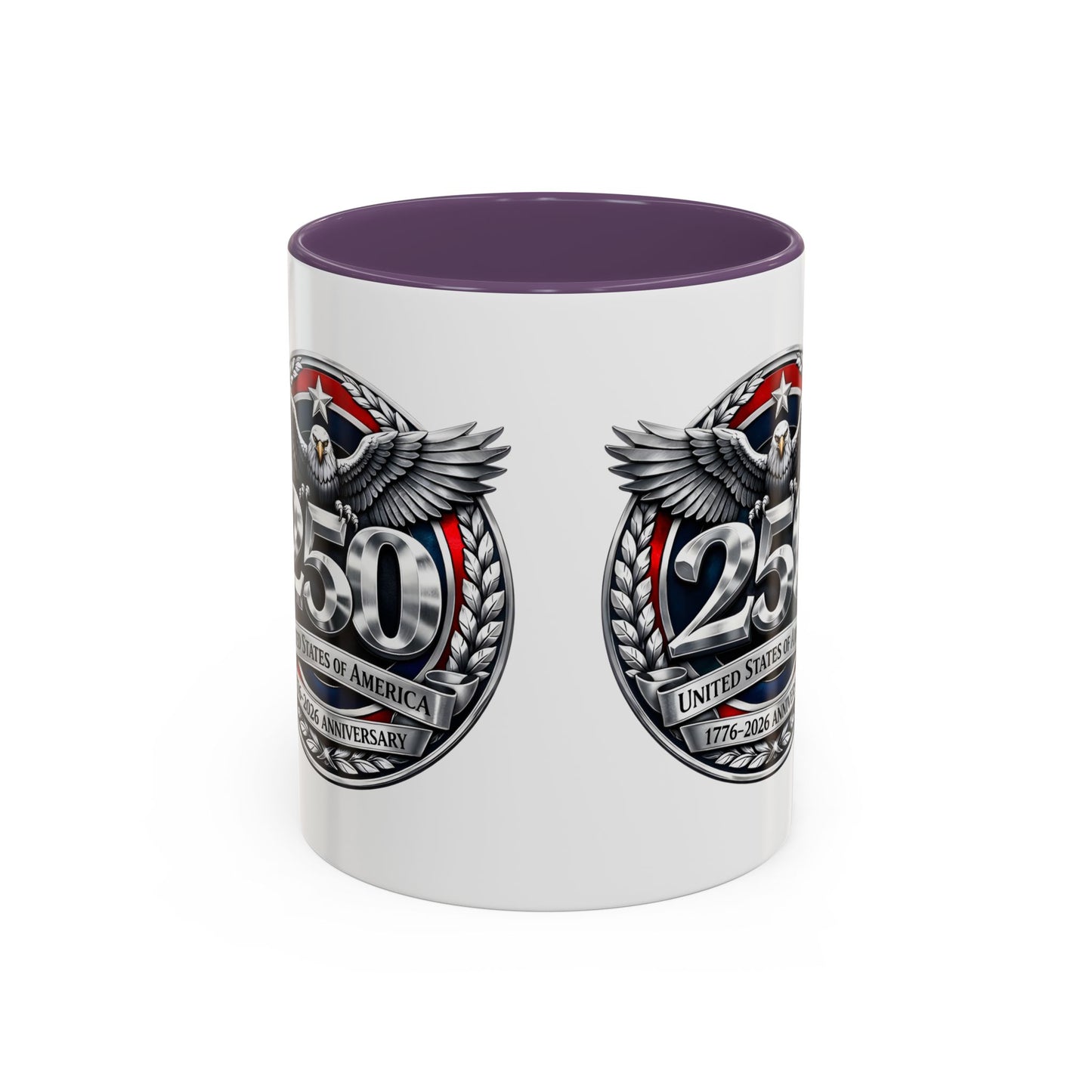 250th USA Bicentennial Eagle Coffee Mug — 1776–2026 Anniversary Accent Mug