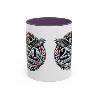 250th USA Bicentennial Eagle Coffee Mug — 1776–2026 Anniversary Accent Mug