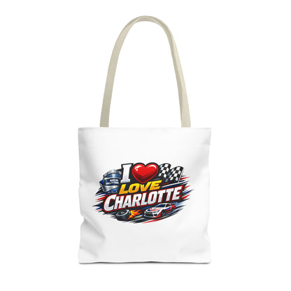 I Love Charlotte Racing Tote Bag
