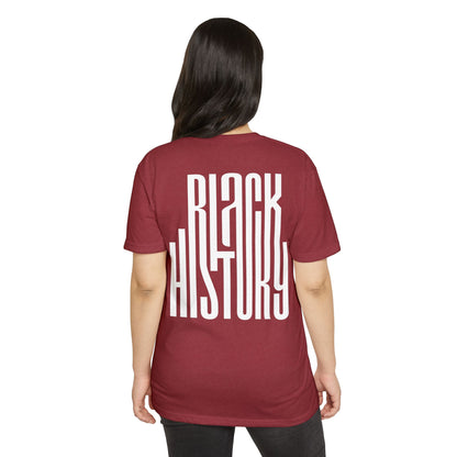 Black History T-Shirt — Bold Vertical Typography